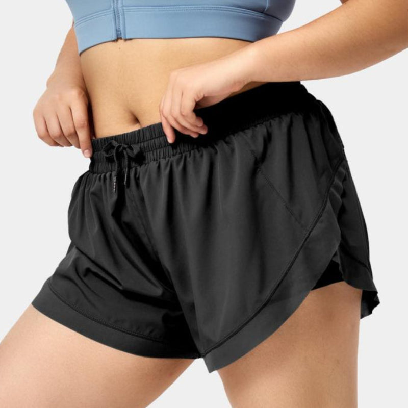 Low Rise Drawstring Fitness Shorts