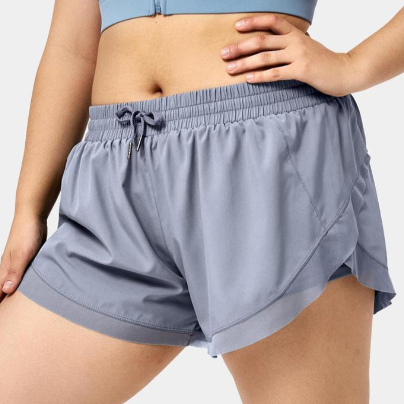Low Rise Drawstring Fitness Shorts