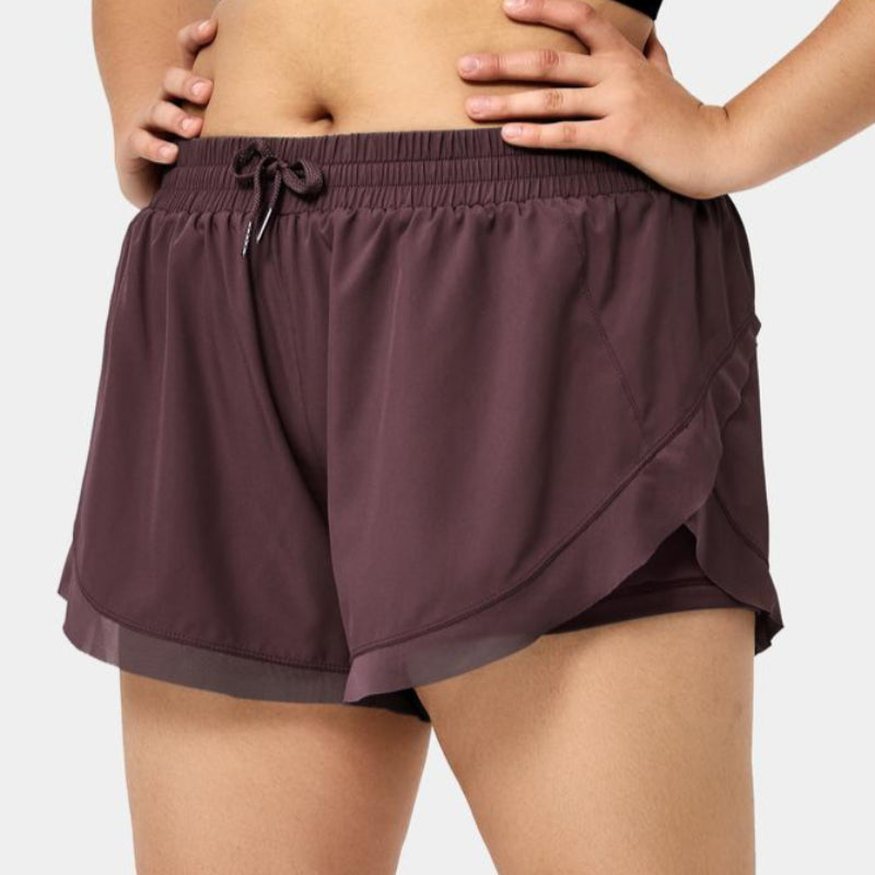 Low Rise Drawstring Fitness Shorts