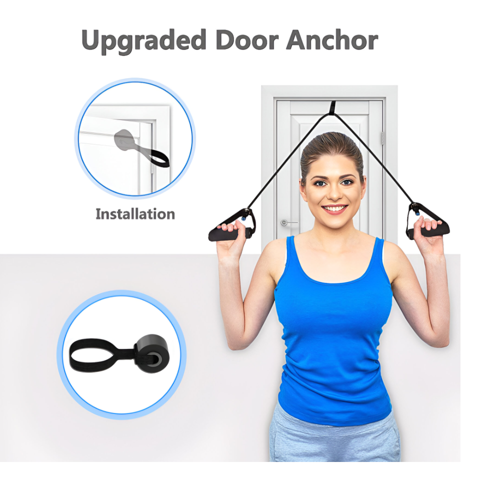 FlexTone™ – Elastic Resistance Bands for Full-Body Training (10-30LB)