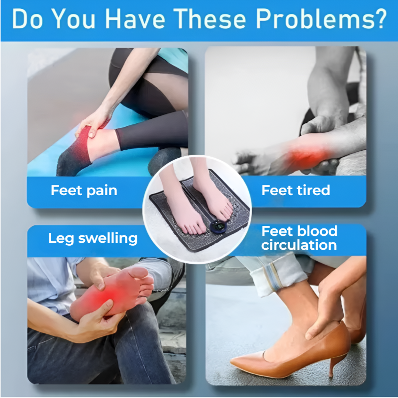 Portable Electric Foot Massager – Instant Relief with EMS Technology