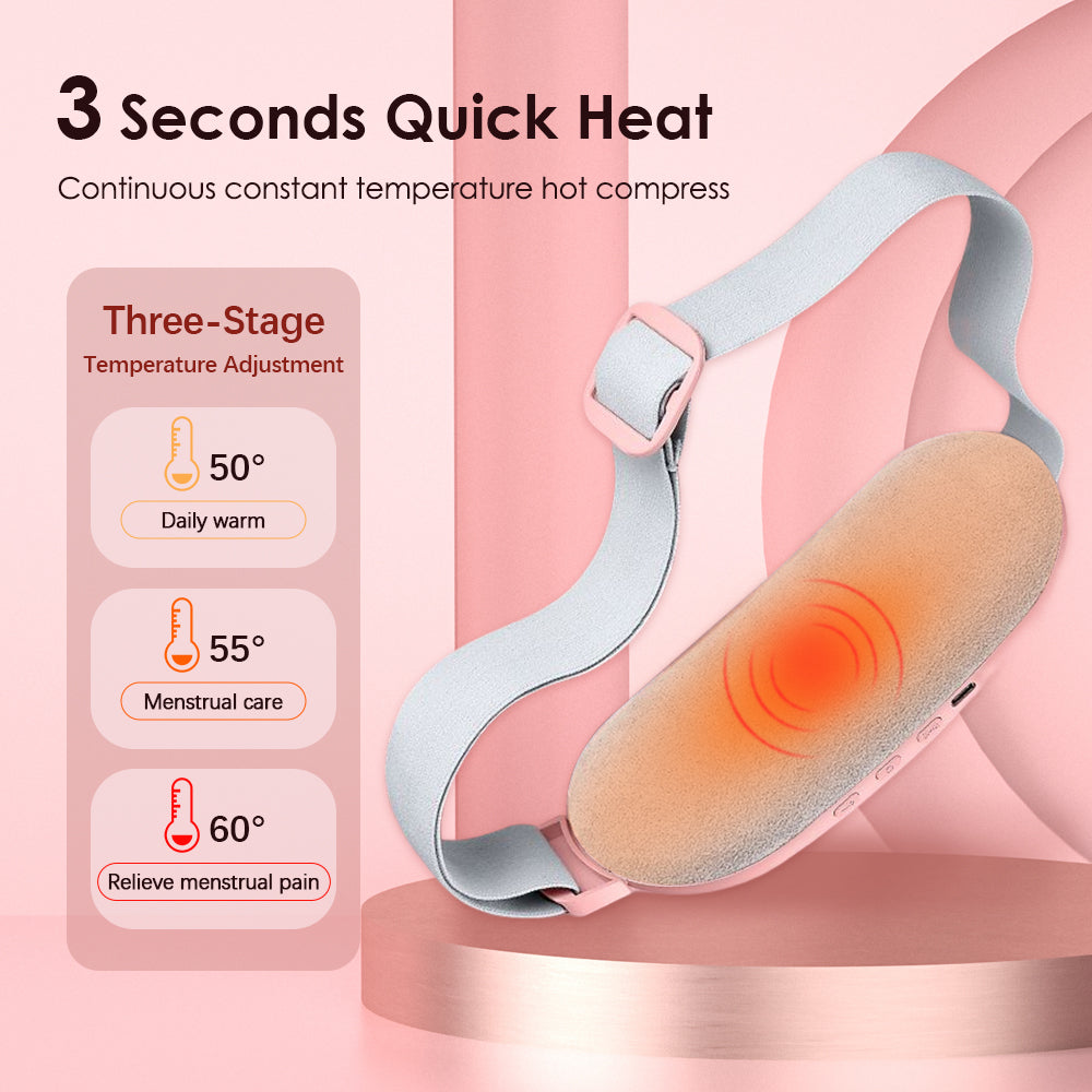 Smart Heating Belt for Menstrual Relief and Full Abdominal Comfort