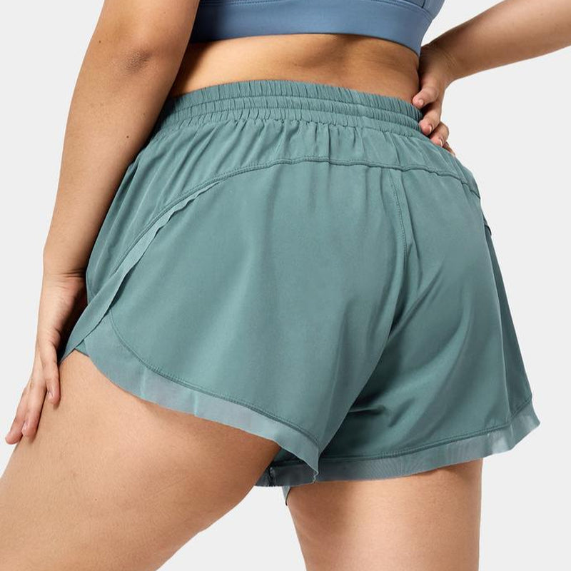 Low Rise Drawstring Fitness Shorts