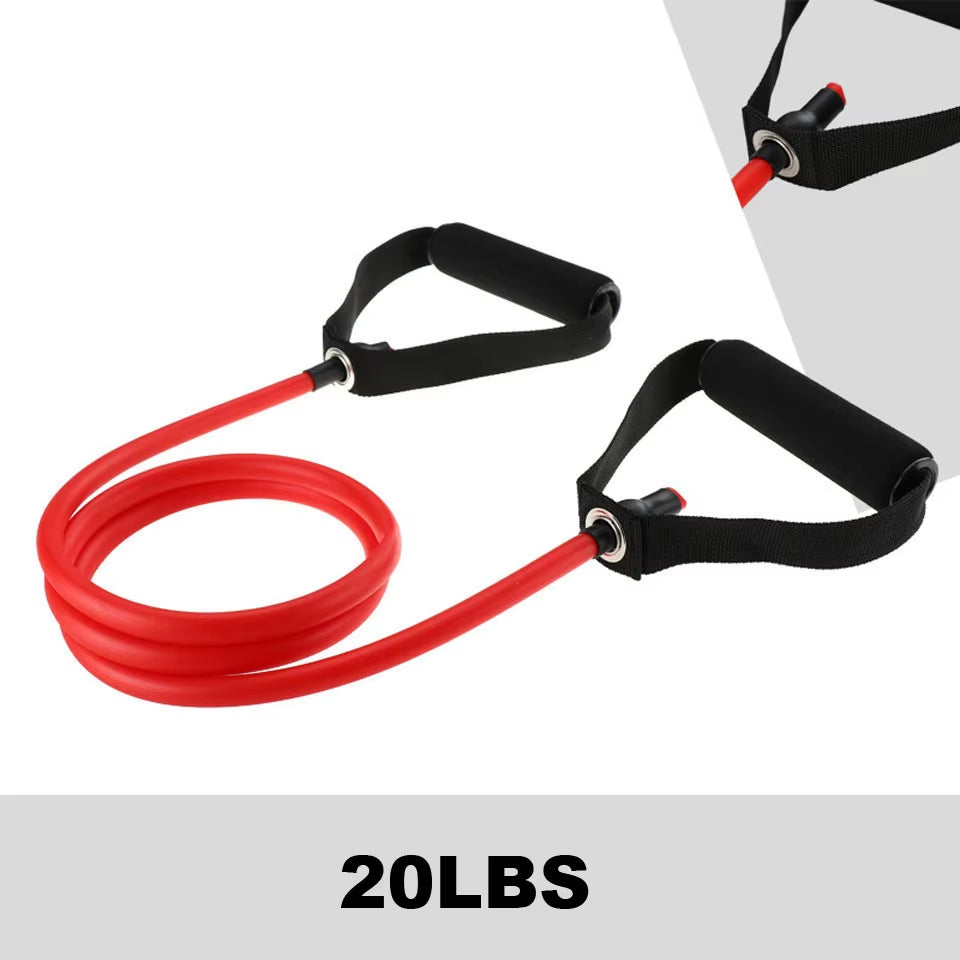 FlexTone™ – Elastic Resistance Bands for Full-Body Training (10-30LB)