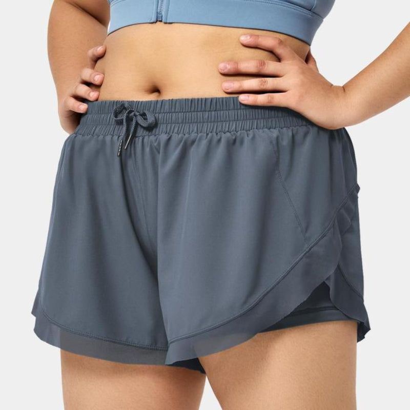 Low Rise Drawstring Fitness Shorts