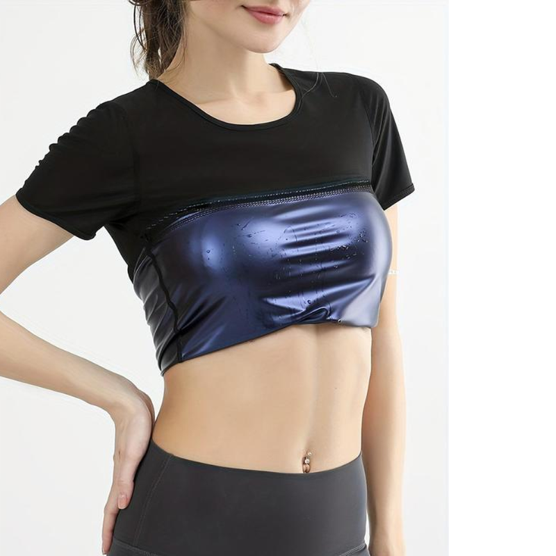 Tight Fit Sauna Sweat Workout Top