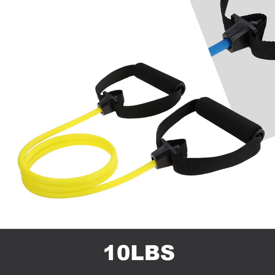 FlexTone™ – Elastic Resistance Bands for Full-Body Training (10-30LB)