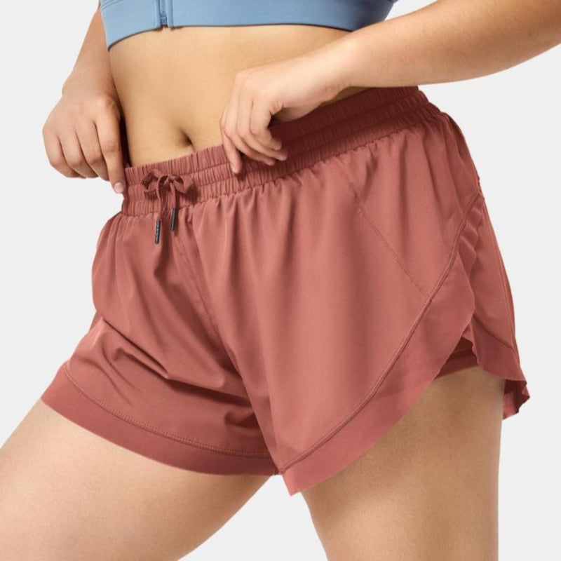 Low Rise Drawstring Fitness Shorts