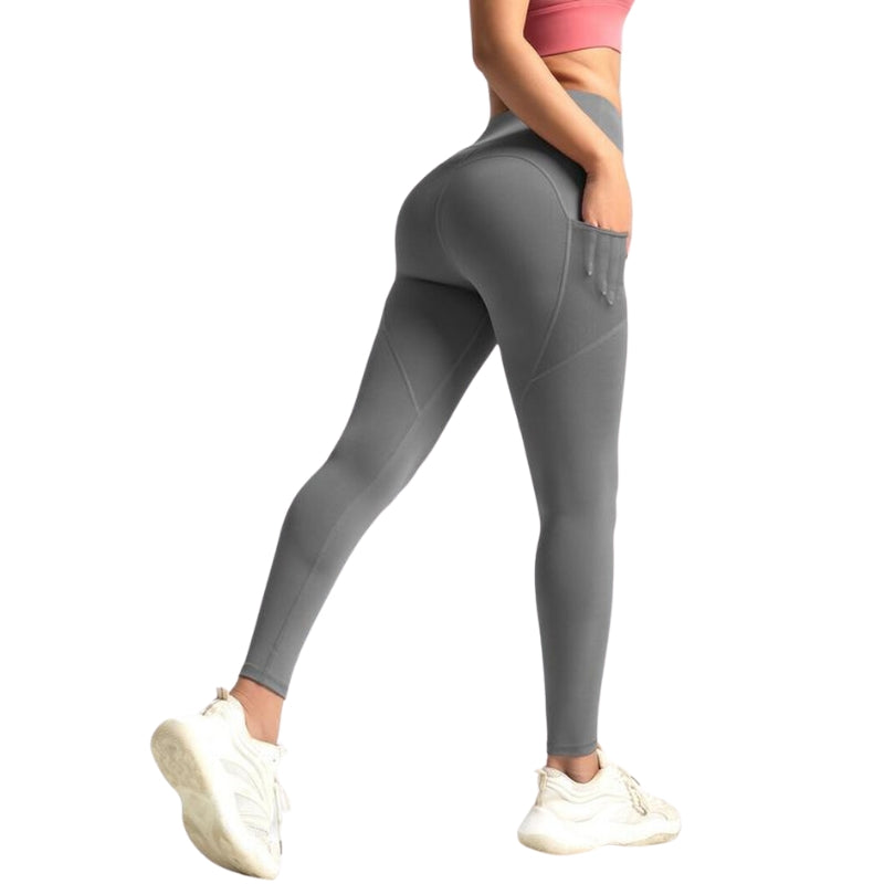 High Waist Pocket Sports Tummy Control Yoga Leggings