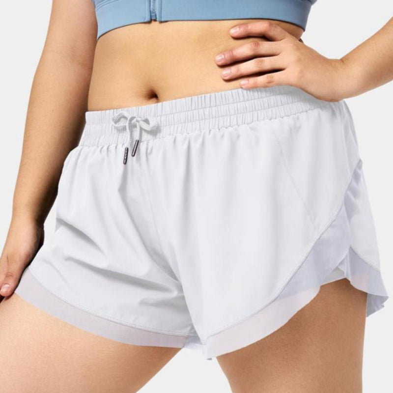 Low Rise Drawstring Fitness Shorts