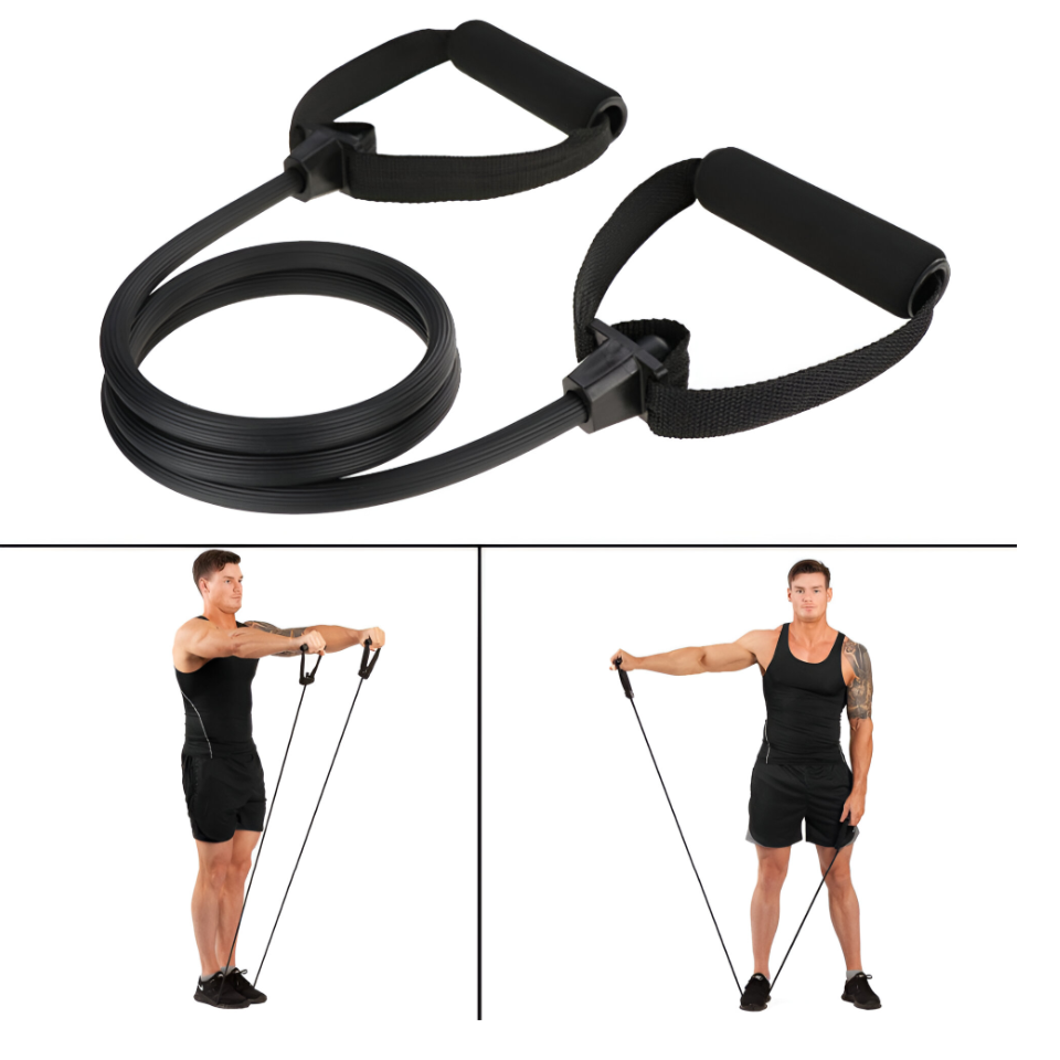 FlexTone™ – Elastic Resistance Bands for Full-Body Training (10-30LB)