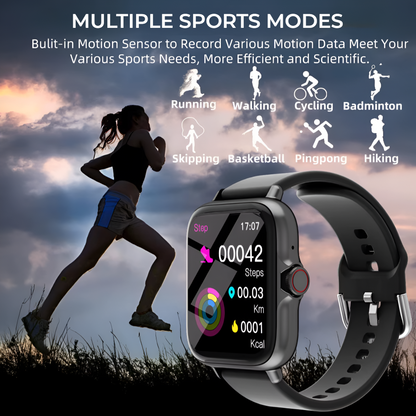 SmartSync Pro™ – Next-Gen Bluetooth Smartwatch for Daily Health &amp; Call
